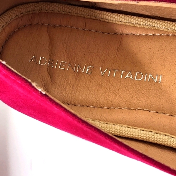 Adrienne Vittadini Flori Suede Pointed Toe Metallic Heel Pumps Size 7.5 - Picture 8 of 8